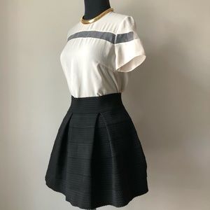 Anthropologie Zoa NY  Silk + Sheer High Low Blouse